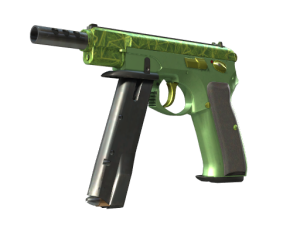 CZ75-Auto | Emerald Quartz (Battle-Scarred)
