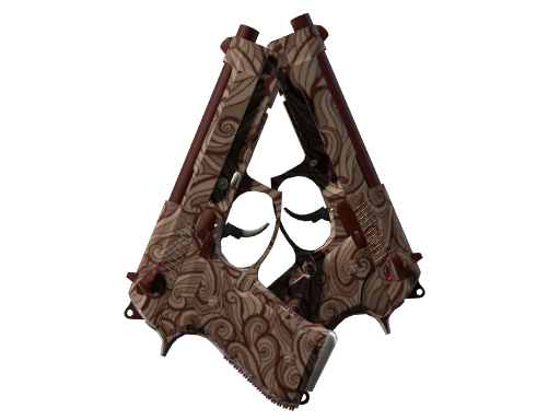 Dual Berettas | Pyre (Well-Worn)