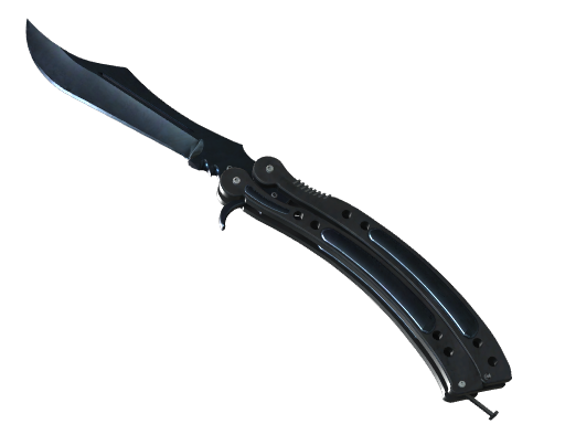 ★ Butterfly Knife | Blue Steel (Well-Worn)