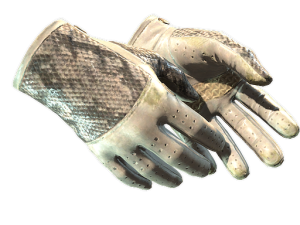 ★ Driver Gloves | King Snake (Well-Worn)