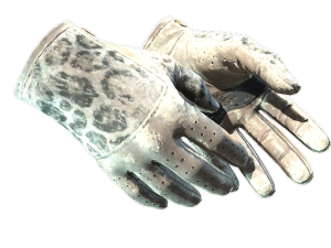 ★ Driver Gloves | Snow Leopard (Battle-Scarred)