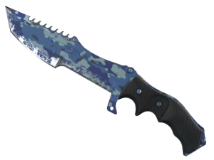 ★ Huntsman Knife | Bright Water (Well-Worn)