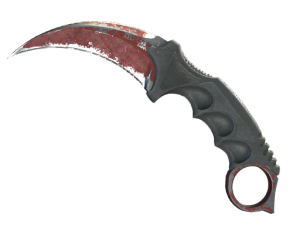 ★ Karambit | Crimson Web (Battle-Scarred)