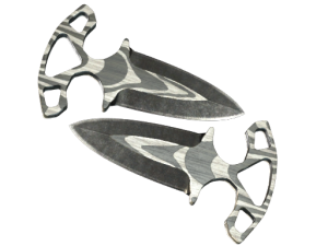 ★ Shadow Daggers | Black Laminate (Well-Worn)
