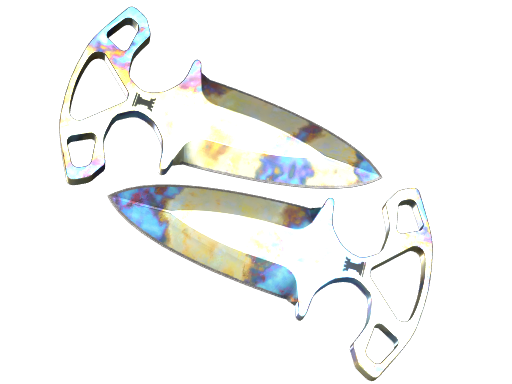 ★ Shadow Daggers | Case Hardened (Well-Worn)