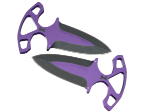★ Shadow Daggers | Ultraviolet (Well-Worn)