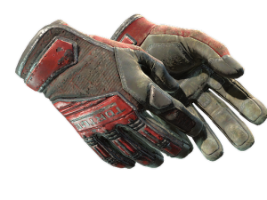 ★ Specialist Gloves | Crimson Web (Battle-Scarred)