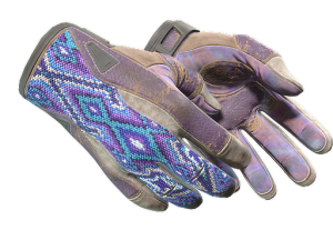 ★ Sport Gloves | Violet Beadwork (Battle-Scarred)
