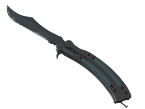 ★ StatTrak™ Butterfly Knife | Night (Field-Tested)