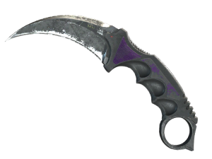 ★ StatTrak™ Karambit | Ultraviolet (Battle-Scarred)