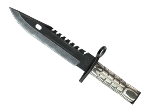 ★ StatTrak™ M9 Bayonet | Black Laminate (Well-Worn)