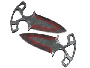 ★ StatTrak™ Shadow Daggers | Crimson Web (Battle-Scarred)