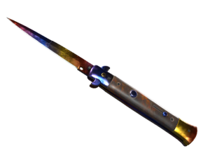 ★ StatTrak™ Stiletto Knife | Marble Fade (Minimal Wear)