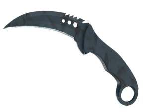 ★ StatTrak™ Talon Knife | Night Stripe (Well-Worn)
