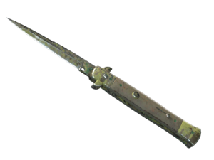★ Stiletto Knife | Boreal Forest (Battle-Scarred)