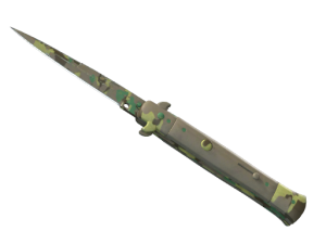 ★ Stiletto Knife | Boreal Forest (Well-Worn)