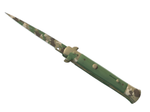 ★ Stiletto Knife | Forest DDPAT (Well-Worn)