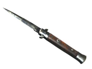 ★ Stiletto Knife | Stained (Battle-Scarred)