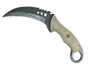 ★ Talon Knife | Damascus Steel (Battle-Scarred)