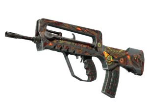 FAMAS | Eye of Athena (Battle-Scarred)