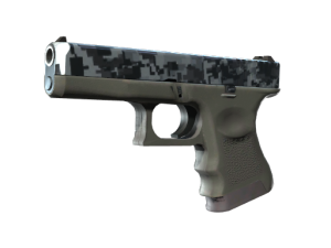 Glock-18 | Steel Disruption (Minimal Wear)