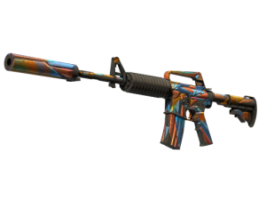 M4A1-S | Leaded Glass (Well-Worn)