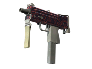 MAC-10 | Red Filigree (Minimal Wear)