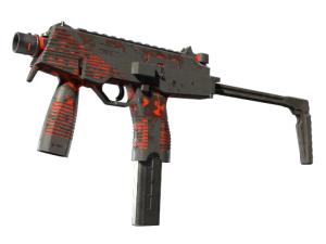 MP9 | Setting Sun (Battle-Scarred)