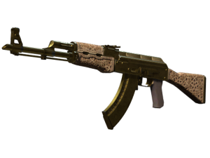 Souvenir AK-47 | Gold Arabesque (Battle-Scarred)