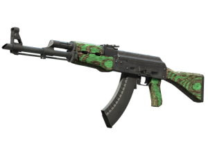 Souvenir AK-47 | Green Laminate (Minimal Wear)