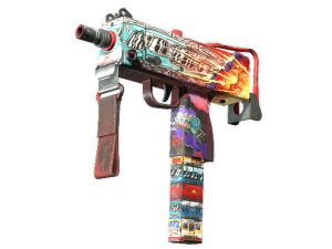 Souvenir MAC-10 | Derailment (Well-Worn)