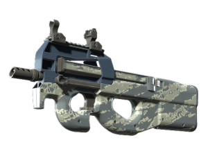 Souvenir P90 | Blue Tac (Minimal Wear)