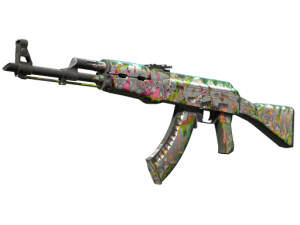 StatTrak™ AK-47 | Head Shot (Well-Worn)
