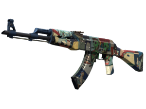 StatTrak™ AK-47 | Leet Museo (Well-Worn)