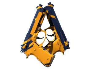 StatTrak™ Dual Berettas | Marina (Well-Worn)