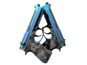 StatTrak™ Dual Berettas | Urban Shock (Factory New)