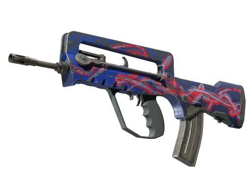 StatTrak™ FAMAS | Afterimage (Well-Worn)