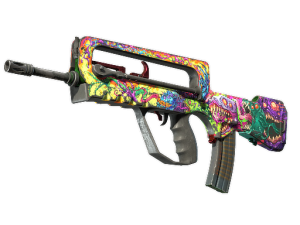 StatTrak™ FAMAS | Bad Trip (Battle-Scarred)