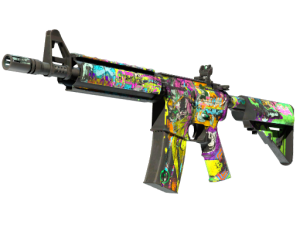 StatTrak™ M4A4 | In Living Color (Battle-Scarred)