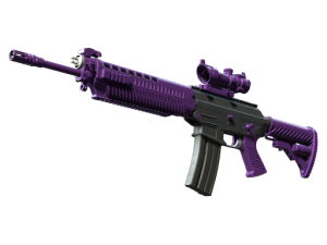 StatTrak™ SG 553 | Ultraviolet (Minimal Wear)